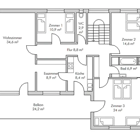 Gemuetliche Mit Rheinblick *