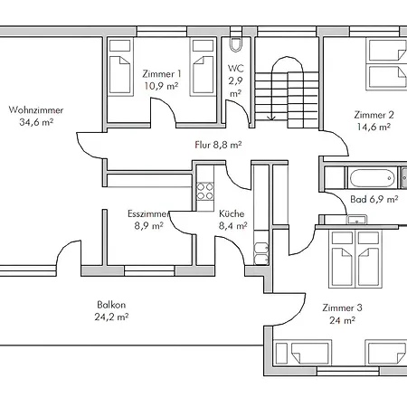 Gemütliche Mit Rheinblick Apartamento